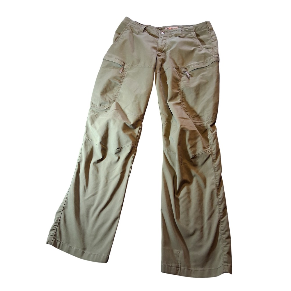 5.11 Tactical Mens Olive Green Cargo Pants Size 34x32 Straight Leg Utility Work